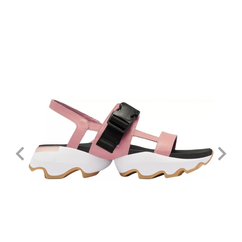 SOREL Women's Kinetic Impact Sling Sandals Color: Eraser Pink/White